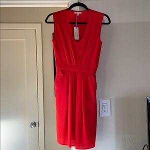 Red Tea N Rose Dress w/ Pockets